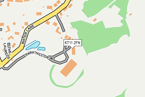 KT11 2FN map - OS OpenMap – Local (Ordnance Survey)