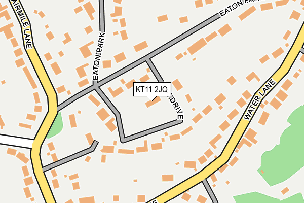 KT11 2JQ map - OS OpenMap – Local (Ordnance Survey)