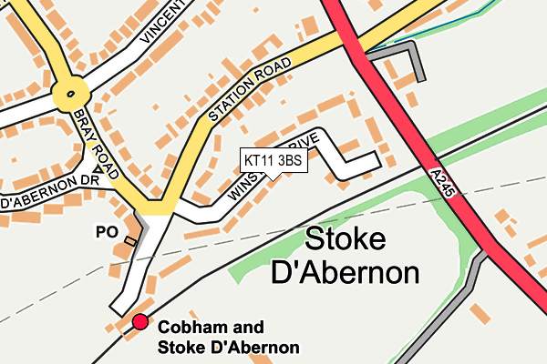 Map of COBHAM BOILERS LIMITED at local scale