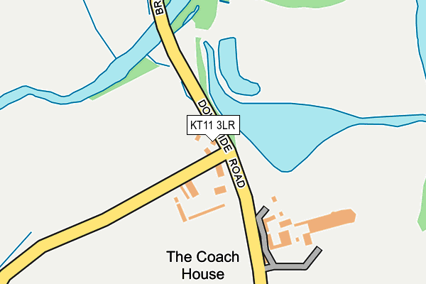 KT11 3LR map - OS OpenMap – Local (Ordnance Survey)