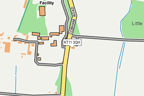 KT11 3QH map - OS OpenMap – Local (Ordnance Survey)