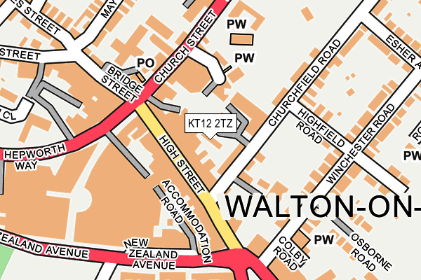 Map of A ZONE CONSTRUCTION LTD at local scale