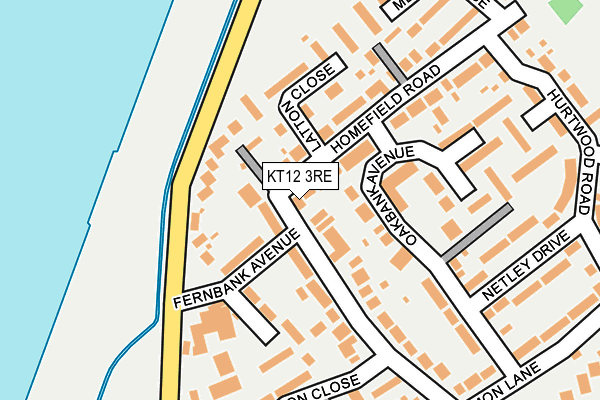 Map of JOHN HILDEN PROPERTIES LTD at local scale