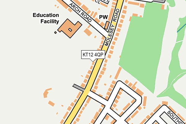 Map of DARLINGTONS RESIDENTIAL LTD at local scale