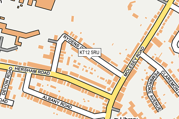 Map of LAWHAM LIMITED at local scale