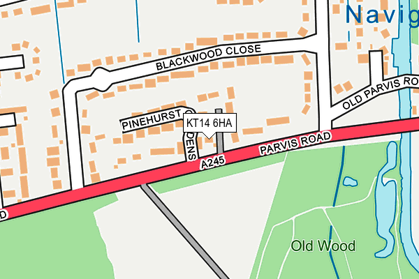Map of TYNI HOMES LTD at local scale