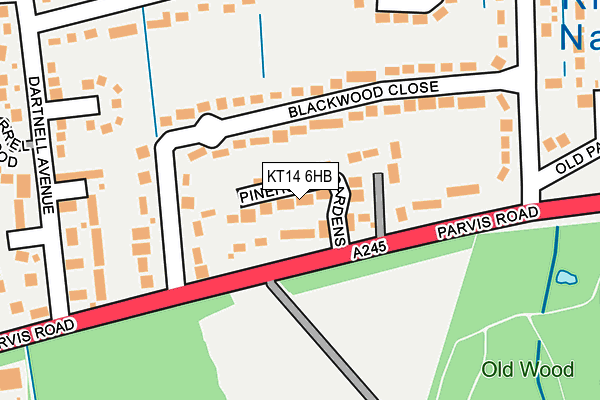 Map of CHESSINGTON PRIVATE CLINIC LIMITED at local scale