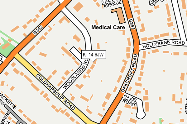 Map of MENLO PLACE LIMITED at local scale