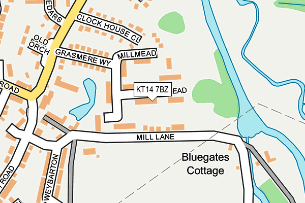 Map of GRASMEAD (BYFLEET) RESIDENT COMPANY LIMITED at local scale