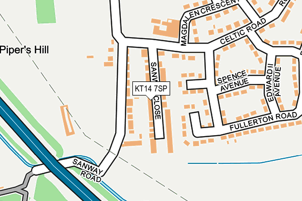 Map of ROGER O'BEIRNE PLUMBING LTD LTD at local scale