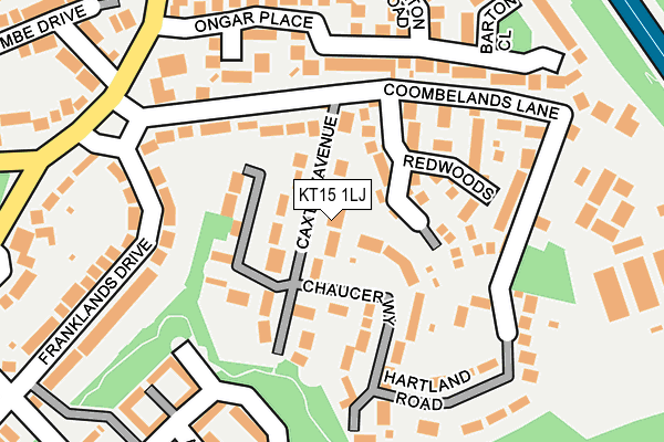 Map of CAXTON AVENUE 2001 LIMITED at local scale