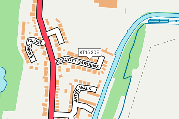Map of ELDON COURT RESIDENTS ASSOCIATION LIMITED at local scale
