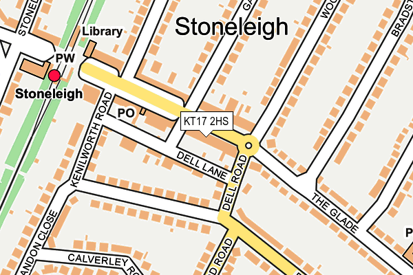 Map of STONELEIGH PLUMBING SUPPLIES LIMITED at local scale