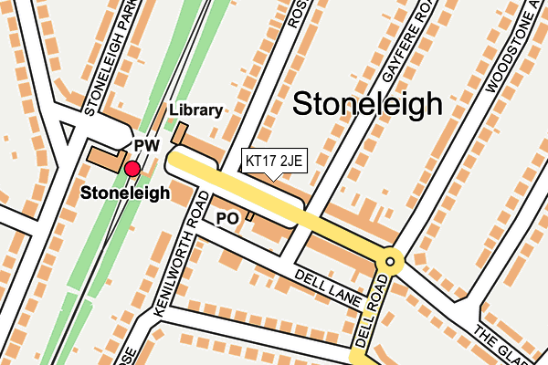 Map of KAYBRIDGE RESIDENTIAL LTD at local scale