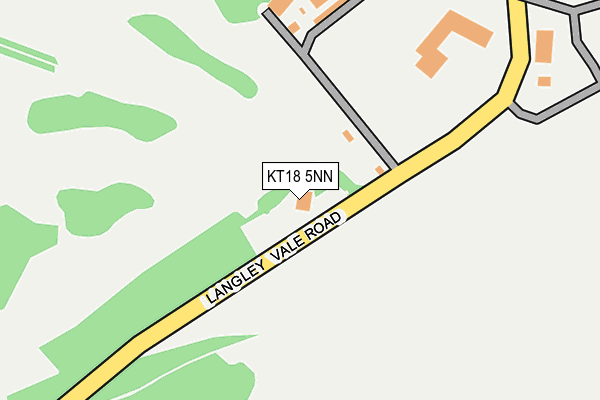 KT18 5NN map - OS OpenMap – Local (Ordnance Survey)