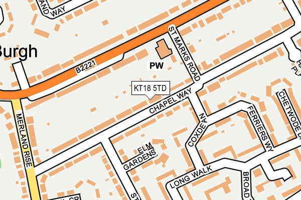 Map of DOWNSWOOD TECHNOLOGY LIMITED at local scale