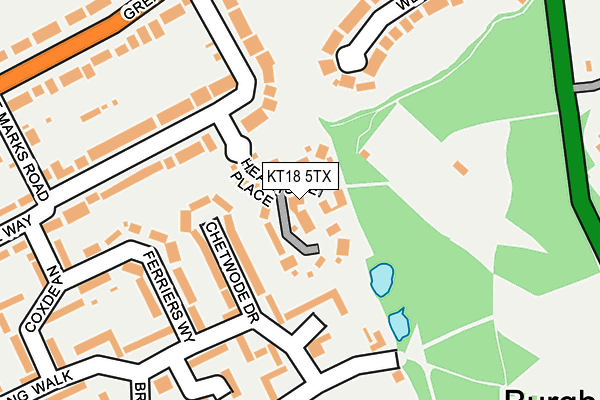 Map of EPSOM PROPERTY LIMITED at local scale