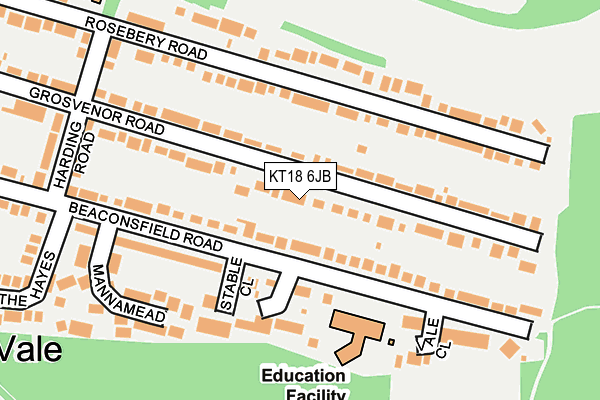 Map of EPSOM UK LTD at local scale