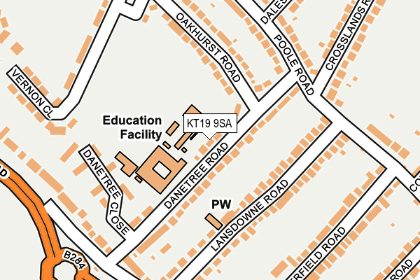 Map of TEKTON BUILDING SERVICES LTD at local scale