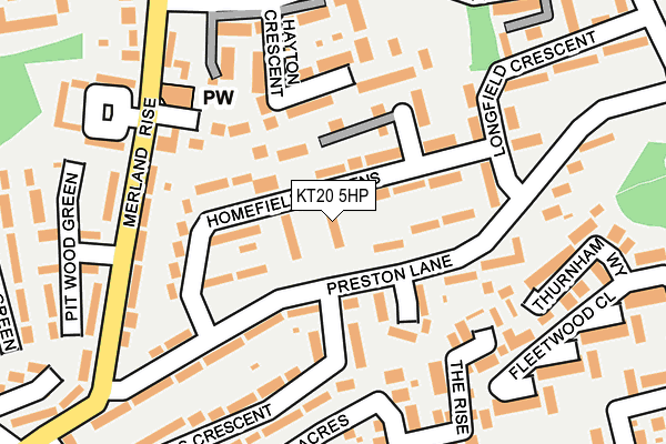 Map of YOUNG AESTHETICS LONDON LTD at local scale