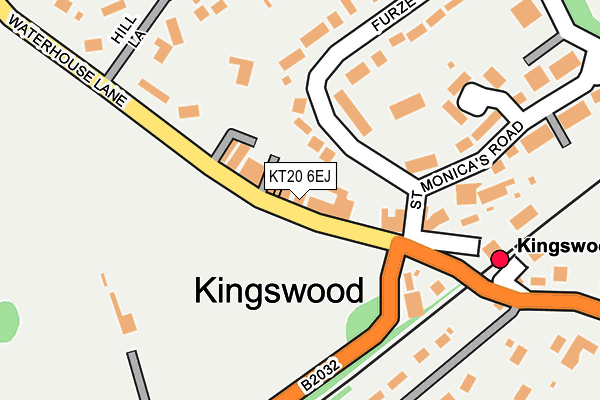 Map of THE WATERGARDENS (KINGSTON) MANAGEMENT COMPANY LIMITED at local scale