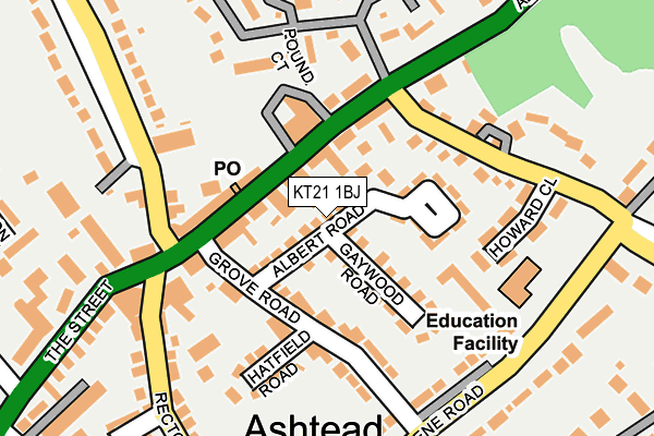 Map of JUNAID LOCUMS LTD at local scale