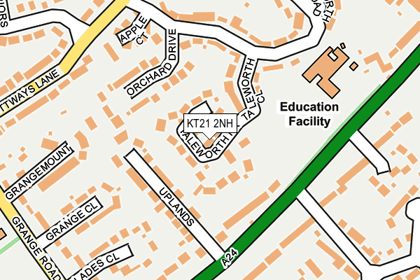 Map of ASK RUTH LIMITED at local scale