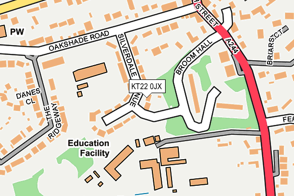 Map of JAMIE FOX PLANNING AND DEVELOPMENT LIMITED at local scale