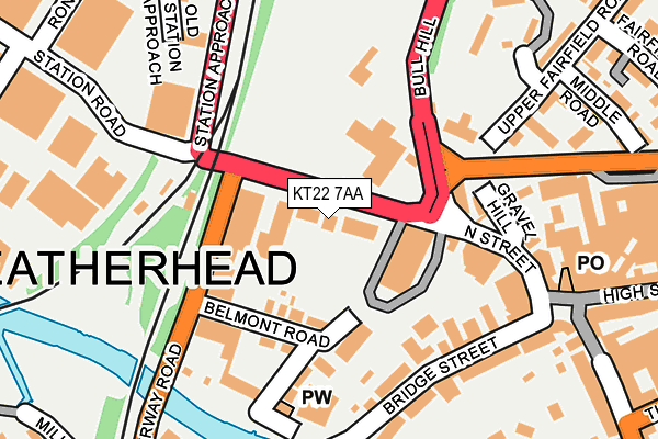 Map of EPSOM DS LIMITED at local scale