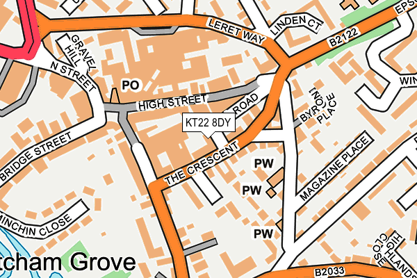 Map of TCD MEDIA LTD at local scale