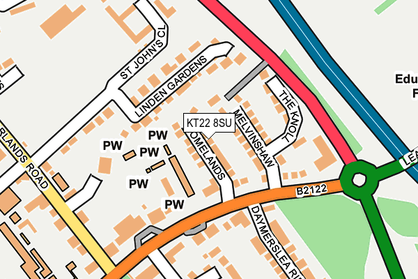 Map of EASTWAY ELECTRICAL SERVICES LIMITED at local scale