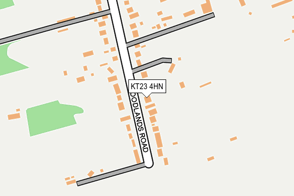 KT23 4HN map - OS OpenMap – Local (Ordnance Survey)
