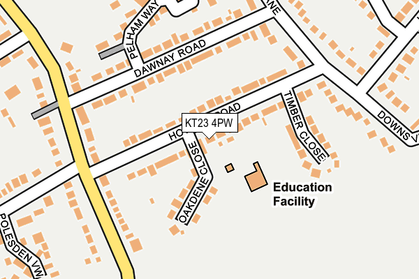 Map of GATTON DEVELOPMENTS LIMITED at local scale