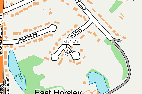 Map of HORSLEY PILATES LIMITED at local scale