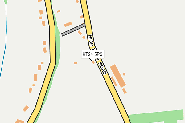 KT24 5PS map - OS OpenMap – Local (Ordnance Survey)