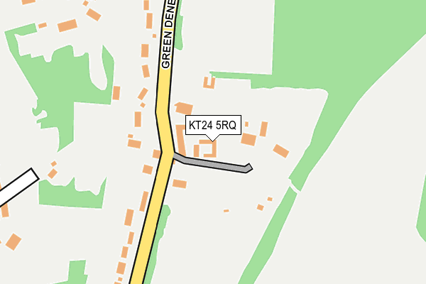 KT24 5RQ map - OS OpenMap – Local (Ordnance Survey)