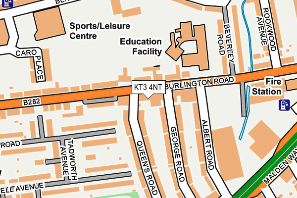 Map of SHAKE AND SPICE LIMITED at local scale