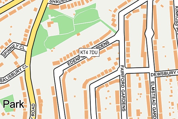 Map of COOK O'BRIEN LTD at local scale