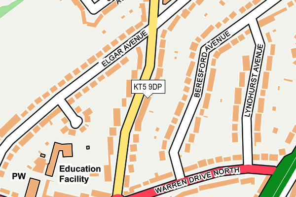 Map of VANISSIMO LIMITED at local scale