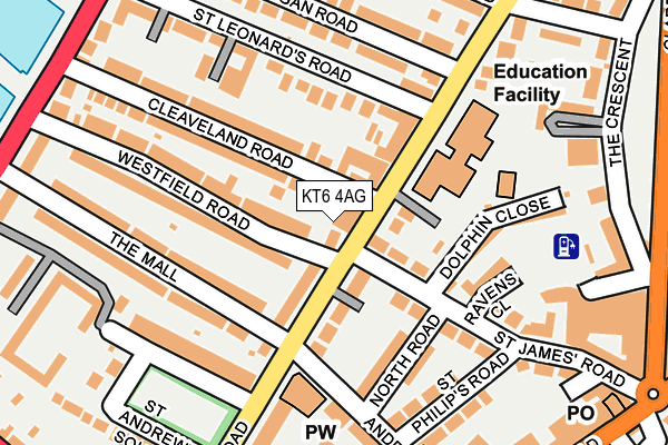 Map of 61 MAPLE ROAD (FREEHOLD) LTD at local scale