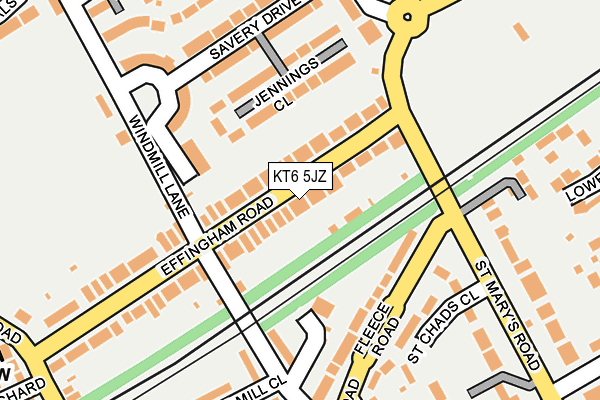 Map of 11 EFFINGHAM ROAD LEASEHOLDERS ASSOCIATION LIMITED at local scale
