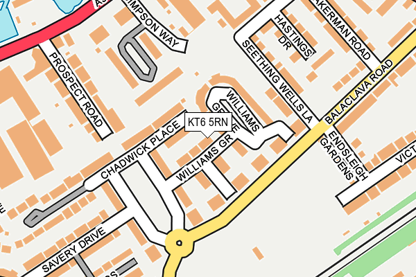 Map of AMISTAD PROPERTY LTD at local scale