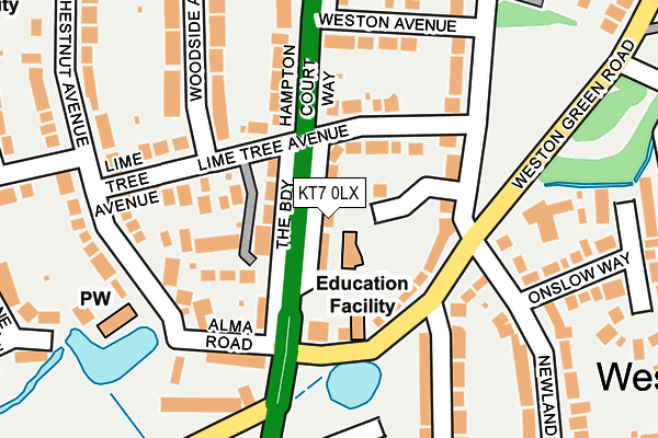 Map of ESBO LIMITED at local scale