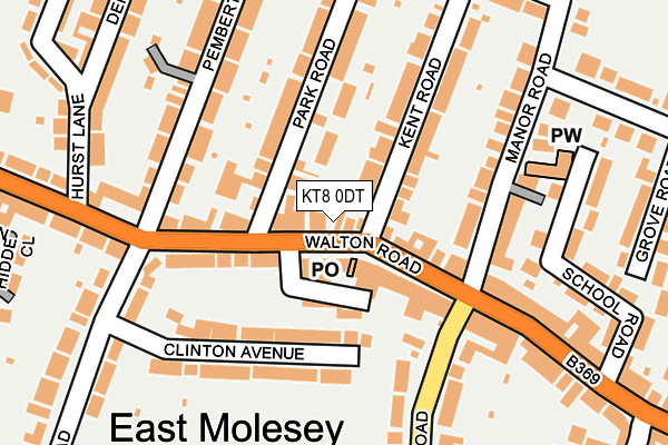 Map of HOUSE OF SURREY LIMITED at local scale