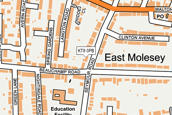 Map of MOLE EMBER LIMITED at local scale