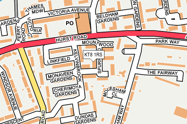 Map of MRG PLUMBING & HEATING LIMITED at local scale