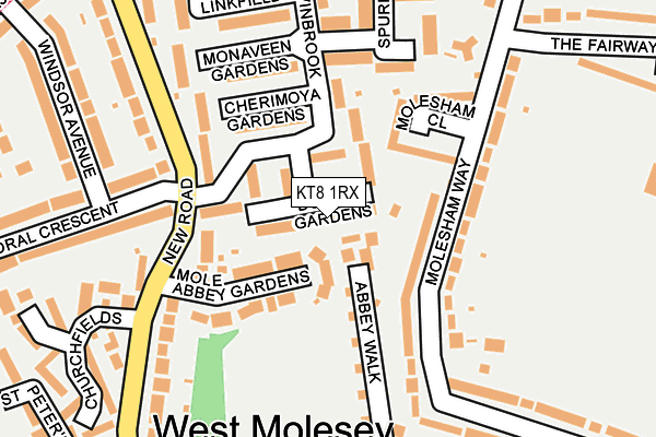 Map of YELLOW & YELLOW LTD at local scale