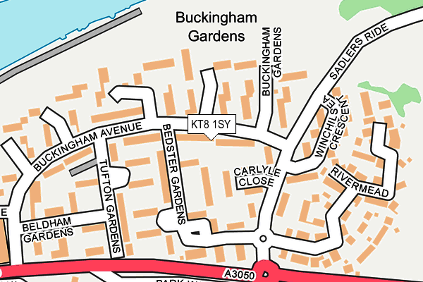 Map of HILL AND SKY LTD at local scale