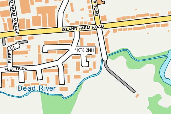KT8 2NH map - OS OpenMap – Local (Ordnance Survey)