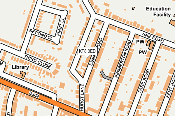 Map of DENNIS ROAD MOTORS 2022 LIMITED at local scale